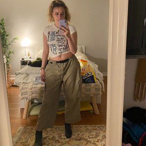 AMAZING khaki cargo/parachute pants !!!